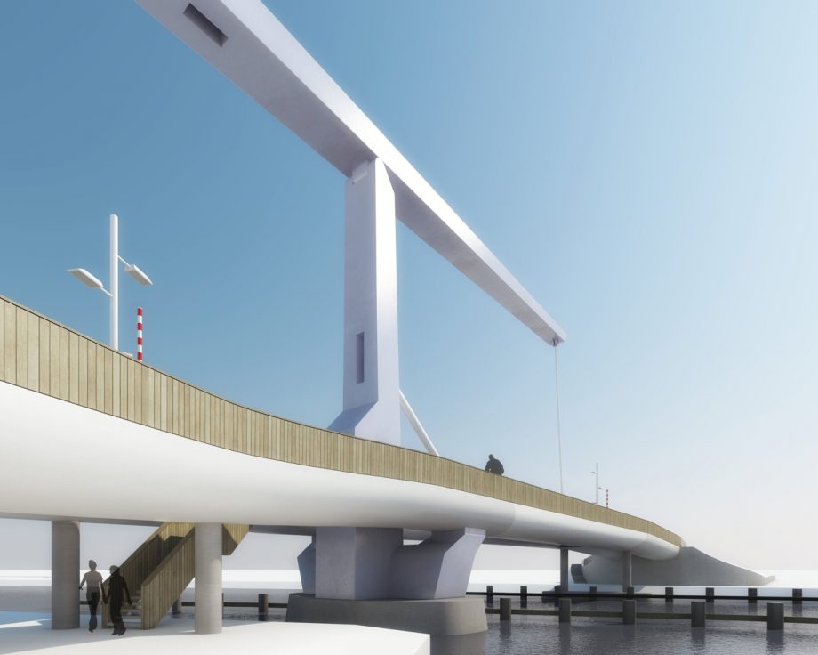 Ontwerp voor nieuwe brug over de Oude Rijn in Katwijk